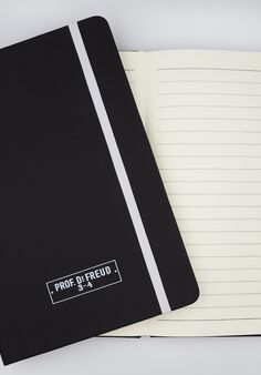 Notebook open and closed