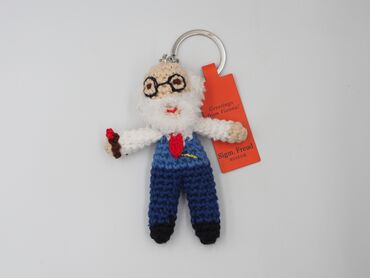 Crocheted Keyring showing Sigmund Freud